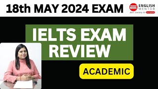 IELTS Exam Review 18th May 2024 [upl. by Gnilrac]