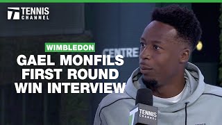 Gael Monfils Balancing Parenthood and Professional Tennis  2024 Wimbledon First Round [upl. by Kilian]