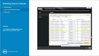 Dell Client Configuration Toolkit CCTK  Reset BIOS Defaults [upl. by Aurilia]