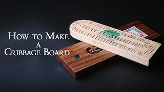 How to Make A Cribbage Board [upl. by Annayt]