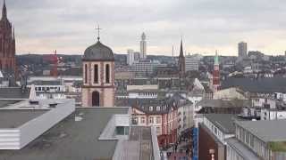 Frankfurt Skyline  Henninger Turm Wahrzeichen Frankfurt HD [upl. by Leahey]