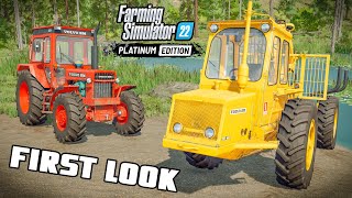 Farming Simulator 22 Platinum Edition  First Look Gameplay [upl. by Haelhsa]