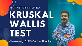 How to calculate Kruskal Wallis test  One Way ANOVA for ranks  Non parametric Tests [upl. by Natsirhc527]