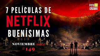 🍿 7 BUENAS PELÍCULAS para ver en NETFLIX  Fotograma 24 [upl. by Kerge]