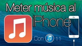 Cómo meter música en el iPhone  Tutorial [upl. by Nottnerb]