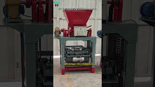 435 Cement Block Machine for producing 4 pieces of 8inch combined bricks shorts cementblocks [upl. by Ahseer]