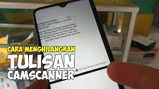 Cara Menghilangkan Tulisan Camscanner di Pdf [upl. by Mosra]