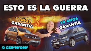 ¡ESTO ES LA GUERRA DACIA AMPLÍA a 7 AÑOS de GARANTIA SEAT a 10 AÑOS ¿y TOYOTA 15 QUÉ ESTÁ PASANDO [upl. by Tioneb]