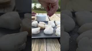 Part 1 Cooking Scallops at Home seafood scallops scallop [upl. by Aivat]