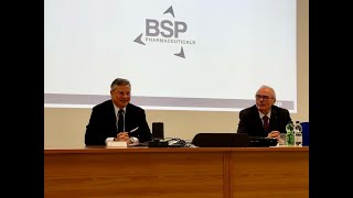 LAd di Invitalia Bernardo Mattarella in visita alla BSP Pharmaceuticals di Latina [upl. by Auqkinahs725]