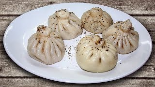 Khinkali  Georgian Dumpling Recipe  Momos Recipe  Recipes Tour [upl. by Annayek163]