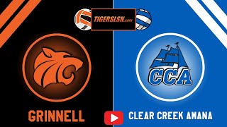 Grinnell Varsity Volleyball vs Clear Creek Amana  LIVE 10323 at 730 PM [upl. by Drucy898]