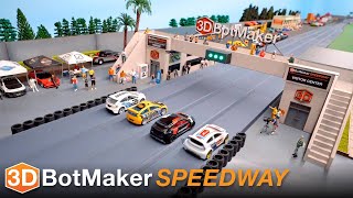 NEW Track Reveal Trailer  3DBotMaker Speedway [upl. by Ylecic]