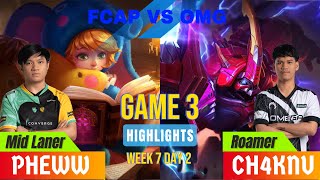 FALCONS AP BREN VS SMART OMEGA GAME 3 W7D2  FACP VS OMG GAME 3 HIGHLIGHTS mplphs14 fypシ゚viral [upl. by Giliana]