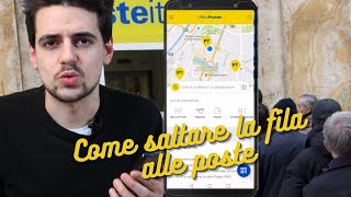 Prenota ticket POSTE ITALIANE  come funziona e come SALTARE LA FILA [upl. by Caylor]