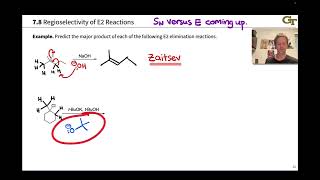 Regiochemistry and Stereochemistry of E2 Elimination [upl. by Esma880]