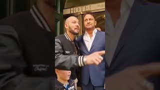 Gerard Butler  AWW Gerrys CUTE RESPONSE to little boy in Rome [upl. by Nyre565]