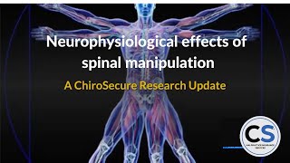 Neurophysiological effects of spinal manipulation [upl. by Aenel459]