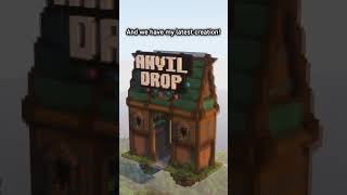 I invented a ANOTHER Minecraft Minigame  Anvil Drop [upl. by Perretta]