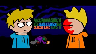 FNF  New Necromancy but Classic Landon and Luke sing it TRF Vs TSU Reskin [upl. by Ahsinned524]