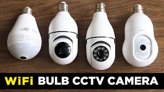 Best Wireless CCTV Camera for Home amp Shop  Bulb Type WiFi cctv camera  Best CCTV Camera in India [upl. by Hsreh307]