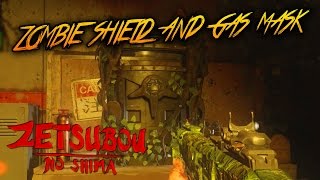 Zetsubou No Shima  How to build the Zombie Shield and Gas Mask Black Ops 3 Zombies [upl. by Arita]