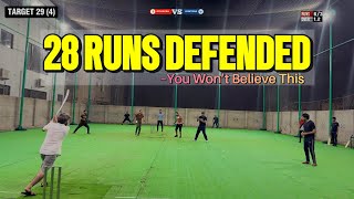 Unbelievable Bowling  Intense Run Chase  Indoor Cricket Match Highlights  cricket indoorcric [upl. by Waterer]