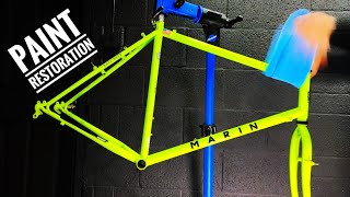 90s MTB Paint Restoration  Marin Bolinas Ridge Resto Part 2 [upl. by Kiraa141]