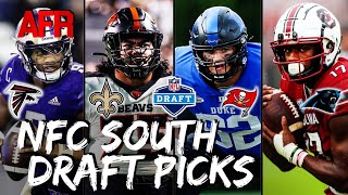 Which NFC South Team Had BEST DRAFT  Saints Falcons Buccaneers Panthers [upl. by Krall285]