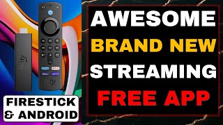 AWESOME New Streaming App With LIVE TV included FIRESTICK amp ANDROID [upl. by Mahtal]