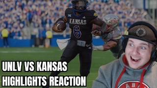 UNLV Rebels vs Kansas Jayhawks Upset REACTION [upl. by Laamak660]