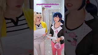 Didnt even study  Marinette DupainCheng amp Chloé Bourgeois witcheracosplay  Miraculous Ladybug [upl. by Zumstein518]