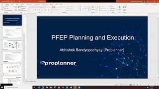 2021 Conference  PFEP Planning and Execution [upl. by Eimor]