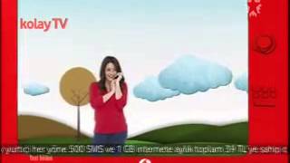 Vodafone Kolay TV Flaş Spot HY 500 DK 500 SMS 1 GB 39TL [upl. by Mchugh]