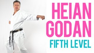 Heian Godan  Fifth Level  Shotokan Kata by Sensei Soon Pretorius Former JKA World Champion [upl. by Myrvyn412]