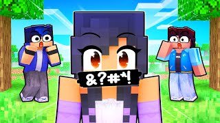 Aphmau said a BAD WORD in Minecraft [upl. by Savihc]