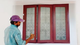 MAHOGANY  Enamel Paint Satin  Windows Colours [upl. by Aicel816]