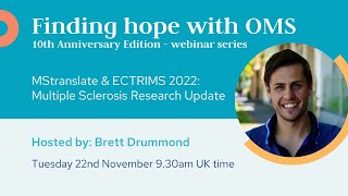 MStranslate amp ECTRIMS 2022 Multiple Sclerosis Research Update with Brett Drummond [upl. by Raual]