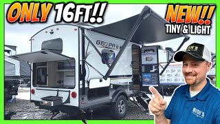 NEW 16ft Light Weight Mini Camper 2024 Rockwood Geo Pro 15RD Travel Trailer [upl. by Moffit]