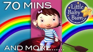 Row Row Row Your Boat  And More Nursery Rhymes  70 Minutes Compilation from LittleBabyBum [upl. by Oguh383]