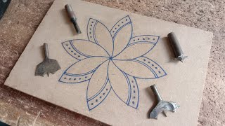 How To Carve Beautiful Flower in WoodflowerswoodguideCarve [upl. by Acquah]