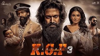 KGF Chapter 3  Official Trailer  Rocking Star Yash  Prabhas  New South Movie  Ayaar Studio [upl. by Aimar]