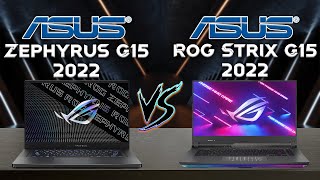 Asus Zephyrus G15 vs Rog Strix G15 2022  Which Gaming Laptop is Right for you [upl. by Ydur]