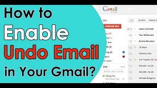 How to Recall Sent Email Messages in Gmail  Undo Wrong Delivery Emails 2020 [upl. by Ahtinak811]