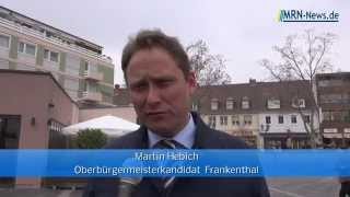 Frankenthal  OBKandidat Martin Hebich beim Couchgeflüster [upl. by Elora]