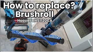 Hoover BH51120CA Brushroll not spinning how to replace [upl. by Acireh]