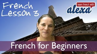 Learn French With Alexa Lesson 3  Beginners [upl. by Aranat]