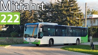 Mitfahrt  MercedesBenz Citaro O530 MÜ  Linie 222  Mierzyn Szkoła  Kościno [upl. by Attekram]