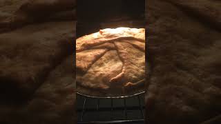 Pie Crust amp Crescent Rolls Topped Chicken Pot Pie Almost Ready [upl. by Ravilob242]