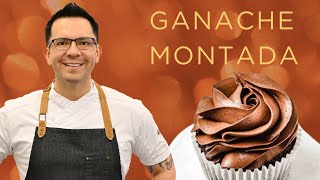 GANACHE MONTADA Como lograr la mejor cremosa sedosa y deliciosa [upl. by Eirojam]